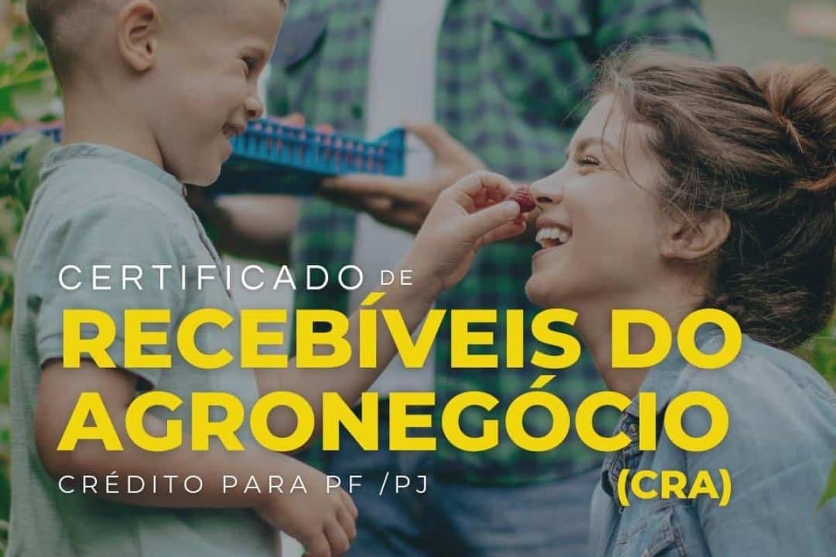 O Certificado de Recebíveis de Agronegócio (CRA) é um título de renda fixa, emitido com o objetivo de fomentar o setor agrícola.